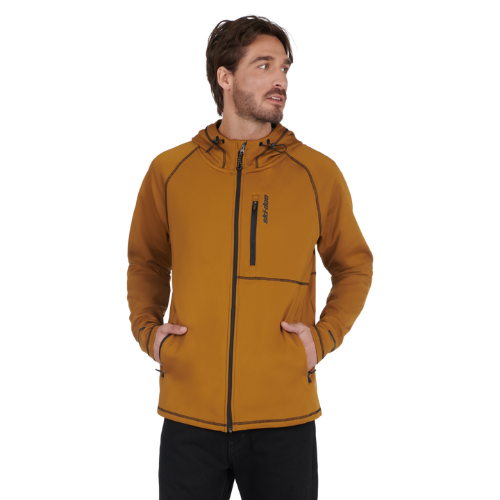 Men's Hybrid Zip-Up Tech Fleece Hoodie