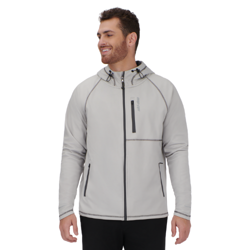 Men's Hybrid Zip-Up Tech Fleece Hoodie