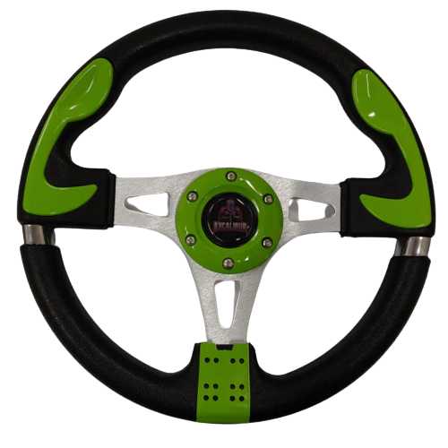 Custom F1 Golf Cart Steering Wheel With Adapter