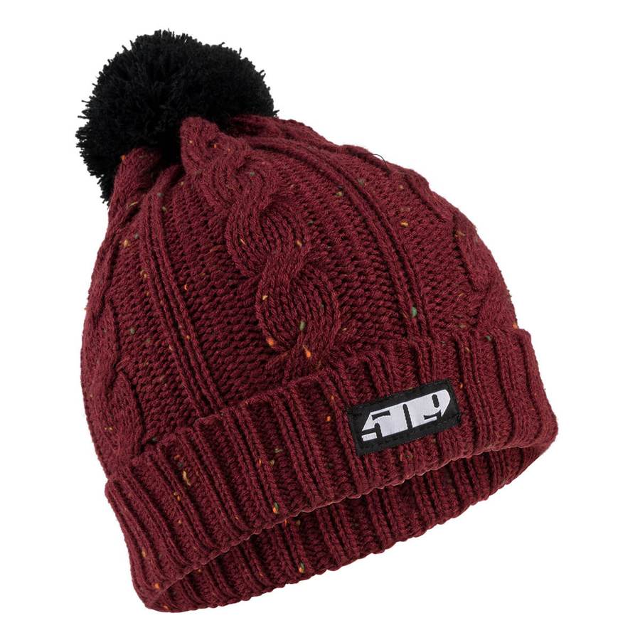 Fleck Pom Beanie (Non-Current)